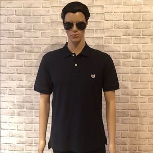 Chaps Navy Blue Polo Shirt Medium